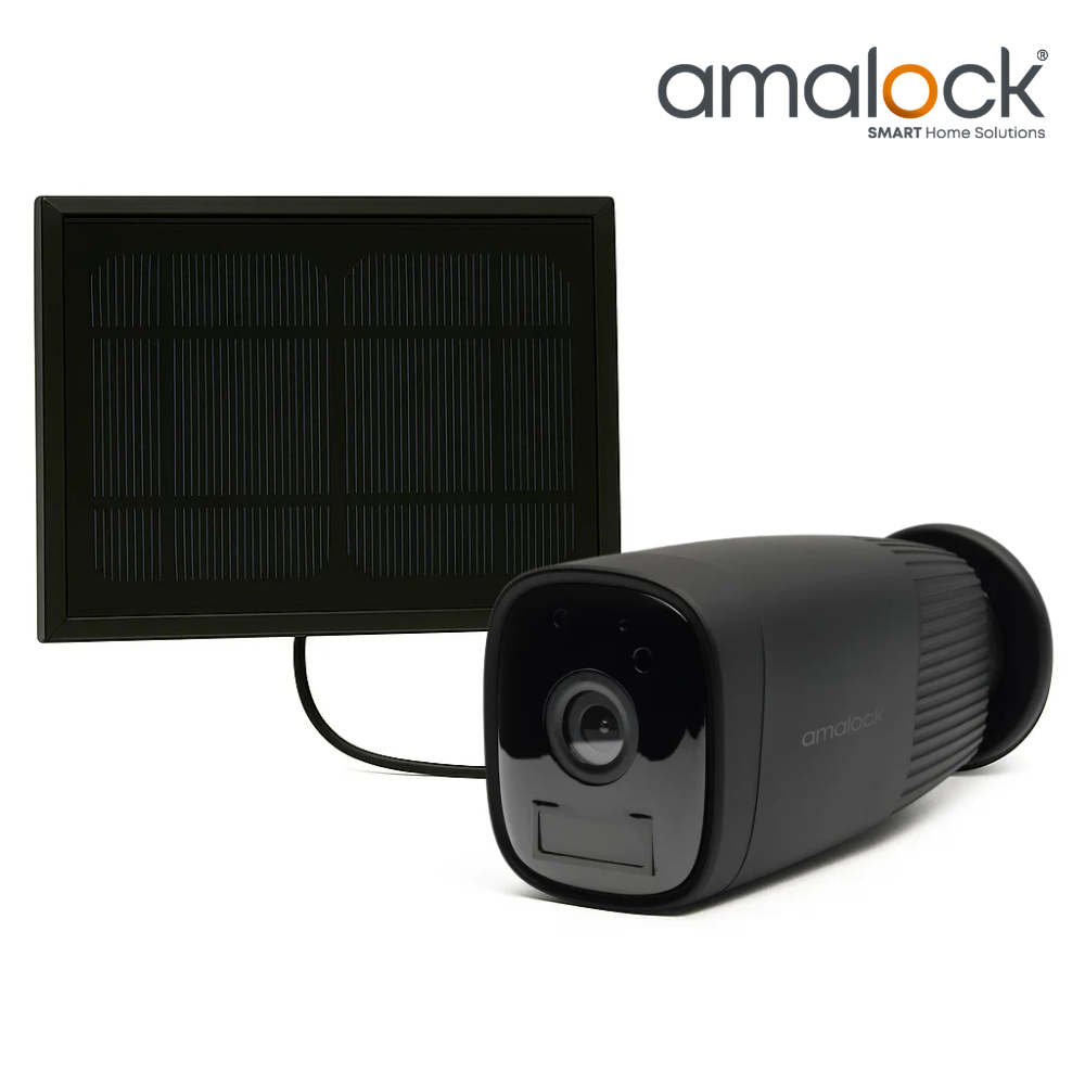 CAM400-Black-Solar - Wireless Wi-Fi Video Camera With Solar Panel
