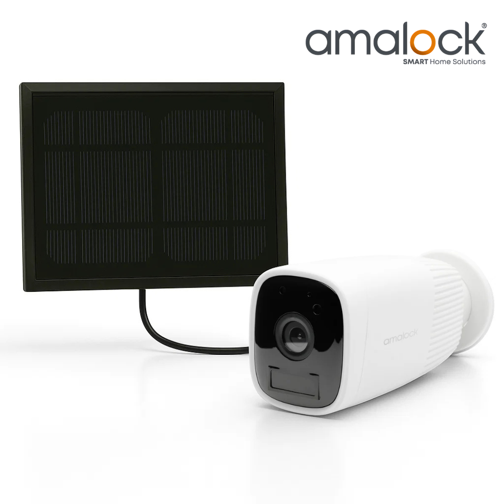 CAM400-White-Solar - Wireless Wi-Fi Video Camera With Solar Panel