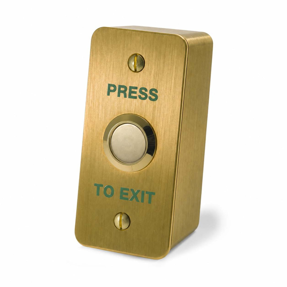 DRB002NS-B-PTE - Exit Button in Brushed Brass