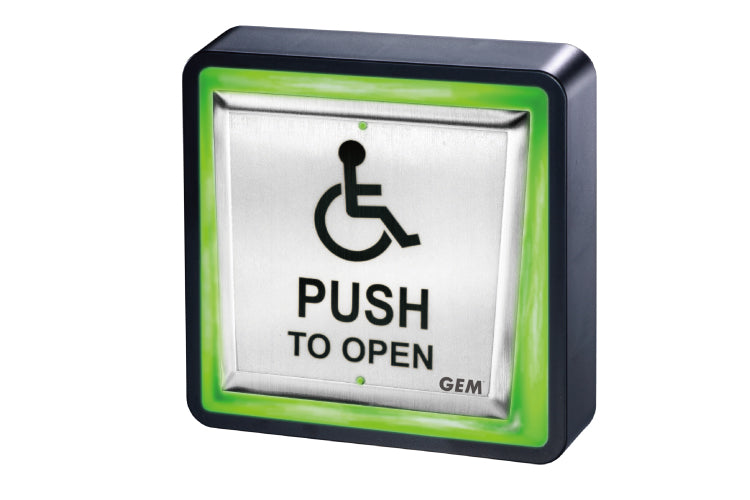 PBT-940WT - Led Illuminated Wireless Exit Button