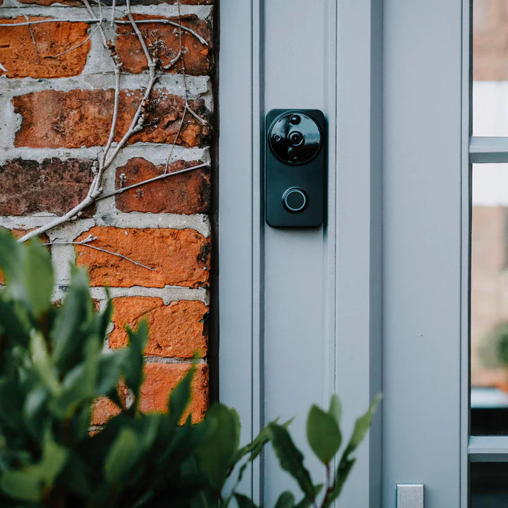 DB801-B-KIT - Black Video Doorbell And 2X Wireless Camera Kit