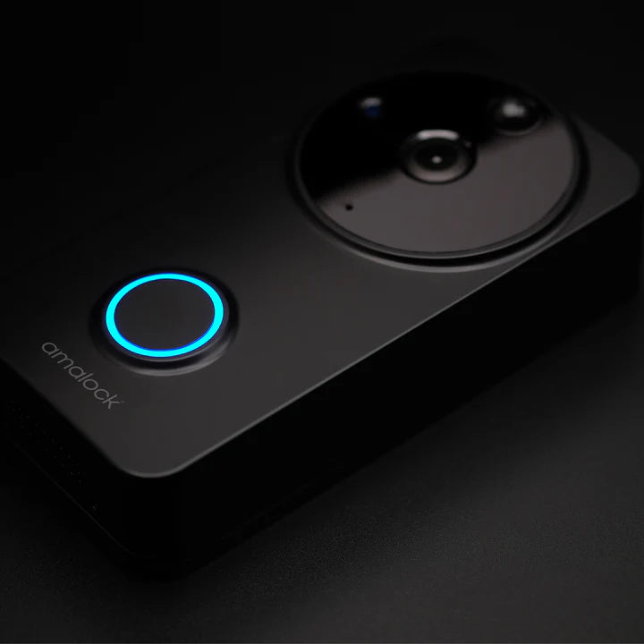 DB811-B-KIT - Black Video Doorbell And 2X Wireless Camera Kit