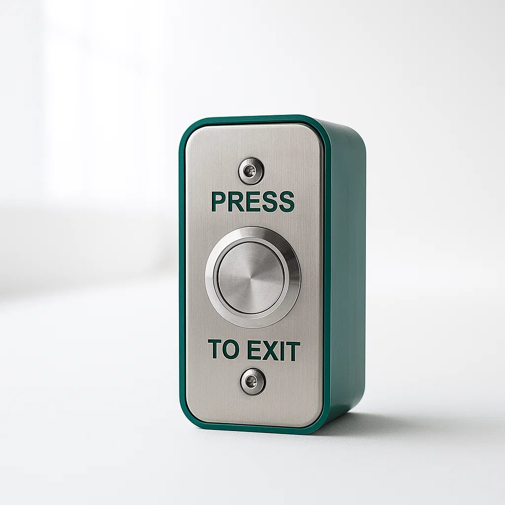 EB-N-DM - Narrow Weather Resistant Exit Button